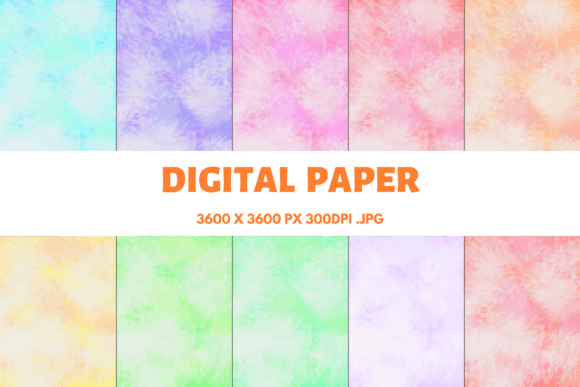 Abstract Plant Christmas Digital Papers