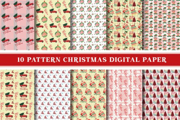Digital Christmas Paper Pattern: A Versatile Resource for Creative Projects