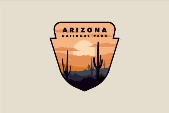 Emblem Vector of Arizona Logo Design: A Versatile Graphic Asset for Travel and Tourism