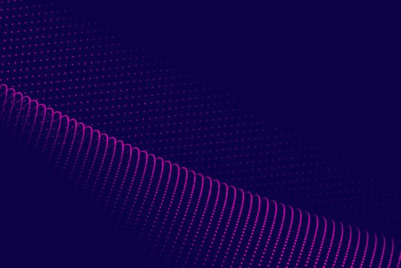 Exploring the Moving Dots Abstract Wave Background: A Modern Design Essential