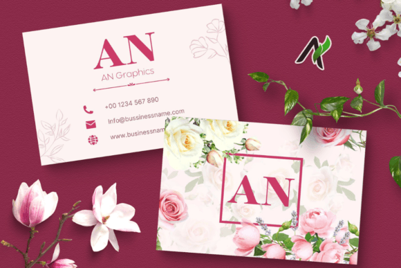 EyeCatching Business Card Canva Template