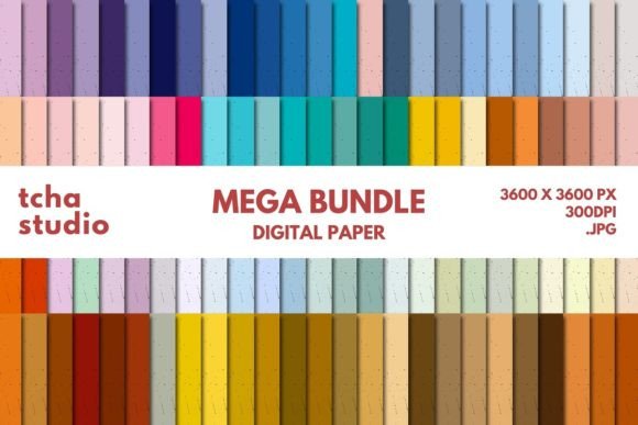 Grunge Texture Digital Papers Bundle Set 1