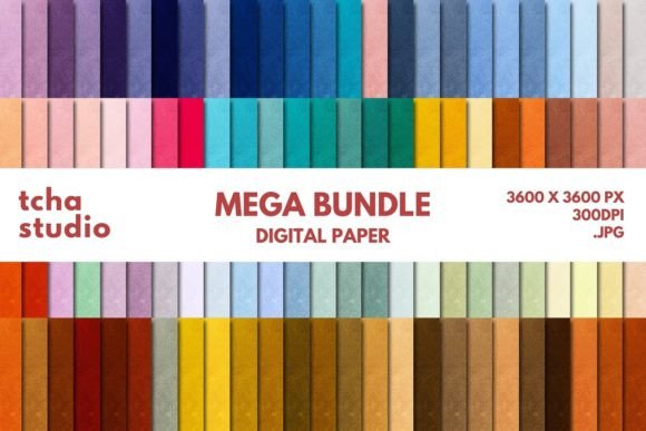 Grunge Texture Digital Papers Bundle Set 4: A Versatile Design Resource for Creative Projects