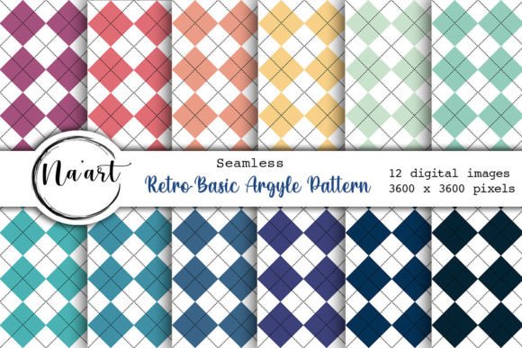 Retro-Basic Argyle Pattern: A Timeless Design for Modern Creative Projects