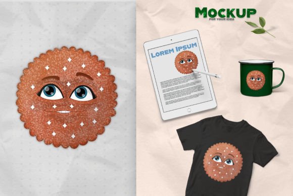 Round Christmas Cookie Character Design: A Creative Tool for Diverse Projects