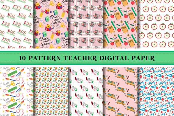 Teacher Digital Paper Pattern: A Versatile Resource for Creative Projects